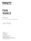 Flute Exam Pieces Grade 5 2017 2020 (Part Only)