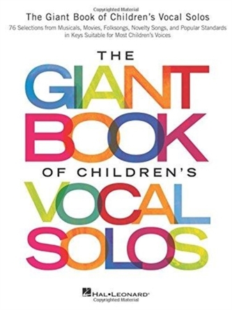 The Giant Book Of Children's Vocal Solos