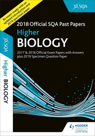 Higher Biology 2018-19 SQA Specimen and Past Papers with Answers