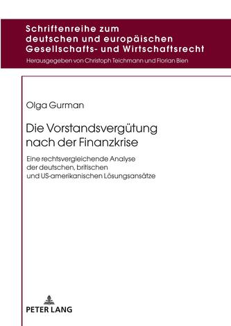 Die Vorstandsverguetung nach der Finanzkrise