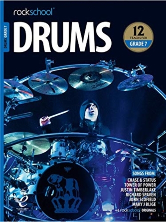 ROCKSCHOOL DRUMS GRADE 7 2018 BOOKAUDIO