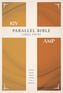 KJV, Amplified, Parallel Bible, Large Print, Hardcover, Red Letter Edition