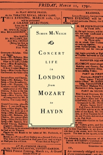 Concert Life in London from Mozart to Haydn