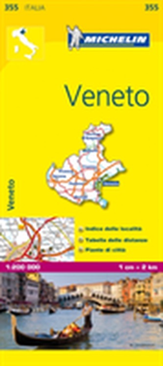 Veneto - Michelin Local Map 355
