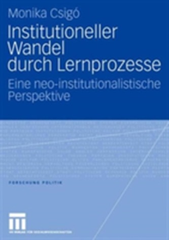 Institutioneller Wandel Durch Lernprozesse