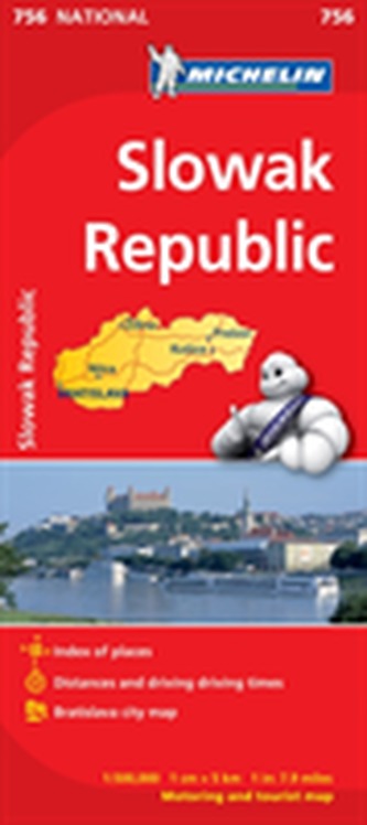 Slovak Republic - Michelin National Map 756