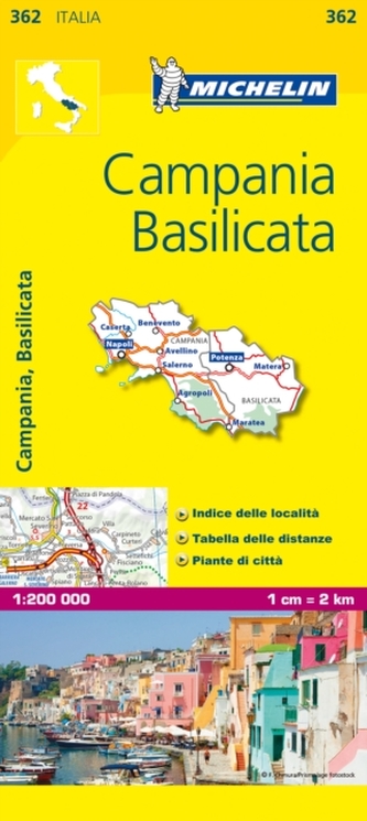 Campania - Michelin Local Map 362