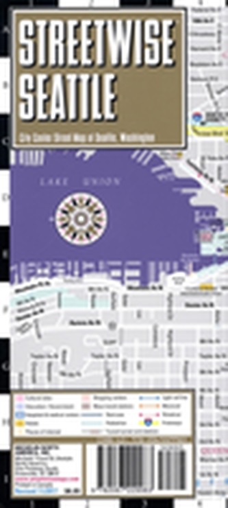 Streetwise Seattle Map - Laminated City Center Street Map of Seattle, Washington
