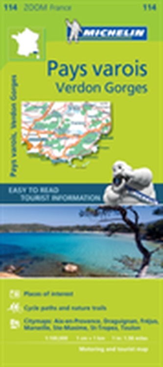 Pays Varois, Verdon Gorges - Zoom Map 114