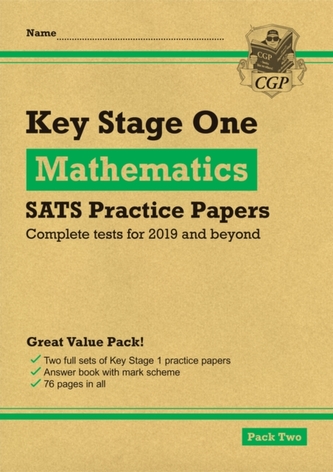 New KS1 Maths SATS Practice Papers: Pack 2 (for the tests in 2019)