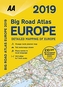 AA Big Road Atlas Europe 2019
