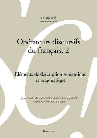Operateurs discursifs du francais, 2