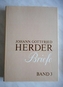 Johann Gottfried Herder. Briefe.
