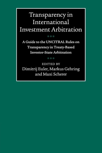 Transparency in International Investment Arbitration