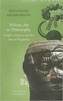 African Art as Philosophy