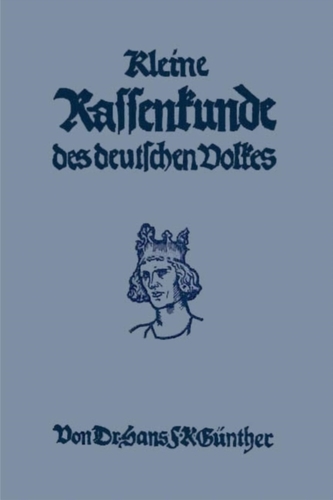 Kleine Rassenkunde Des Deutschen Volkes