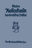Kleine Rassenkunde Des Deutschen Volkes