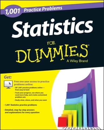 1,001 Statistics Practice Problems for Dummies