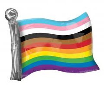 Balon foliowy XL progress pride flag
