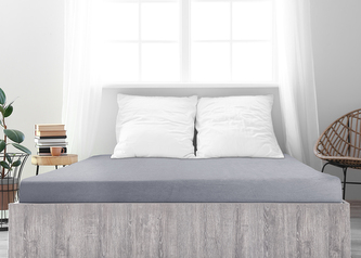 B.E.S. - Petrovice, s.r.o. Prostěradlo Froté PERFECT - Šedá Rozměr: 200 x 200