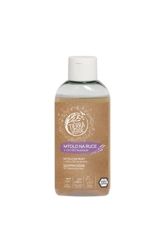 Tierra Verde Tekuté mýdlo na ruce - BIO Levandule 100 ml - s českým bio jitrocelem