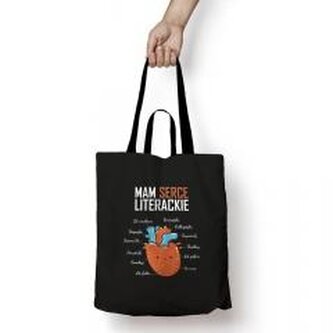 Torba bawełniana - Mam serce literackie Torba bawełniana - Mam serce literackie