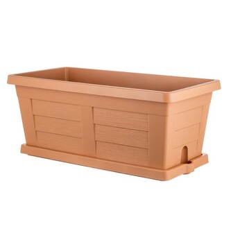 BAMA Set truhlík s podmiskou Legno 60cm, terracotta