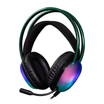 White Shark herní headset PEACOCK 2, pro PC, PS4/PS5, Mac, černá