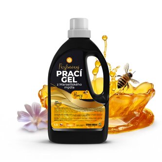 Prací gel z Marseillského mýdla pro citlivou pokožku Honey 1,5 L