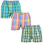 3PACK pánské trenky Styx klasická guma vícebarevné (3A110103) XL