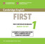 Cambridge English First 1 Audio CD OOP