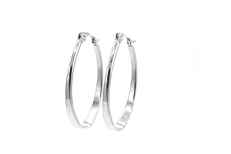 Steel Jewelry Náušnice OVÁLKY Chirurgická ocel NS160220 Steel Jewelry Náušnice OVÁLKY Chirurgická ocel NS160220