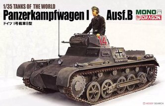 Model Kit tank MD001 - Pz.Kpfw.I Ausf.B w/INTERIOR (1:35)