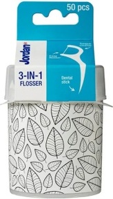 Jordan 3v1 dentální párátka s nití v boxu 50 ks