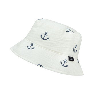 Klobouk mušelín Anchor; Barva: bílá; Velikost: M