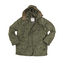 US letecká parka Teesar N3B Basic - olivová, XS