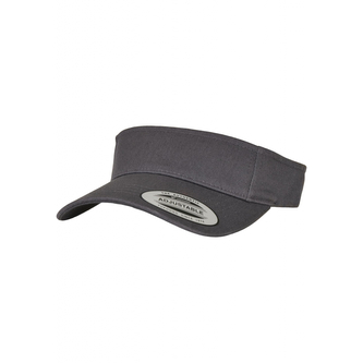 Kšilt Flexfit Curved Visor - tmavě šedý