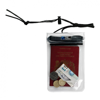 Pouzdro na krk Trekmates Soft Feel Neck Pouch - průhledné