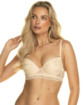 Biustonosz push-up Konrad Vanessa beżowy jasny 65C Biustonosz push-up Konrad Vanessa beżowy jasny 65C