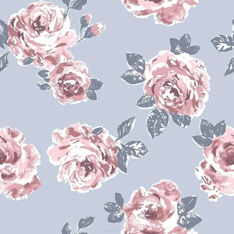 Szlafrok Luna 390 4XL W25 damski szary-niebieski 4XL