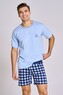 Piżama Taro Owen 3181 kr/r M-2XL niebieski M