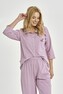 Piżama Taro 3435 Jolie 3/4 S-XL Z25/26 damska rozpinana różowy XL