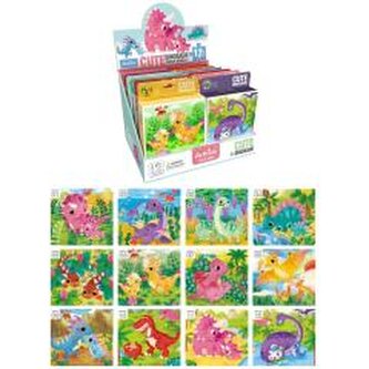 Puzzle dinozaury 20el MIX
