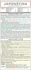 JAPONŠTINA souhrn gramatiky