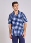 Piżama Taro Sammuel 3183 kr/r M-2XL męska rozpinana niebieski L