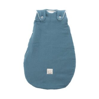 TRÄUMELAND Vnější spací pytel Liebmich Musselin Jeansblau 50/56