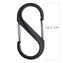 Nite Ize - Karabińczyk S-Biner #10 Plastic Black Gate - Czarny - SBP10-03