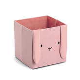 Zeller Mušelínový box Cozy Kids s oušky 28 x 28 x 28 cm růžový