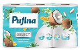 Toaletní papír "Relaxing Coconut", 4-vrstvý, 6 rolí, PUFINA PP20790