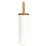 ZELLER WC Štětka bílá, bambus 10x38,4cm